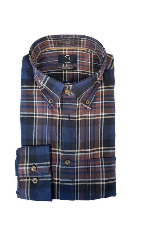 Giosa shirt Blue multi XL 